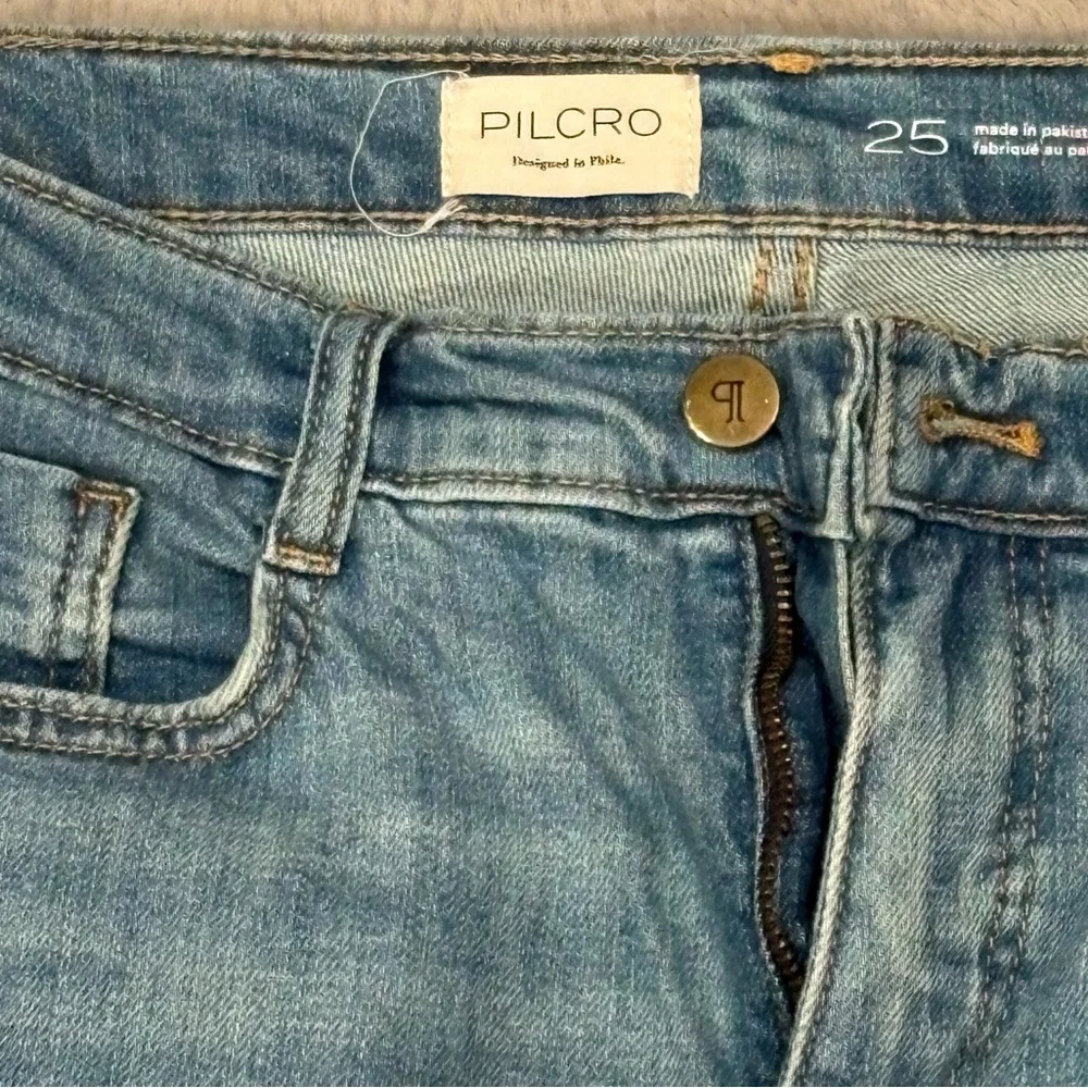 Pilcro Light Blue Straight-Leg Jeans - Picture 2 of 10